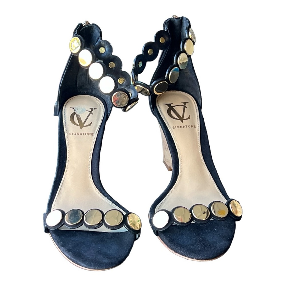 Vince Camuto VC Signature VI - Edolie Nero Sandals Size 6. - Picture 5 of 9